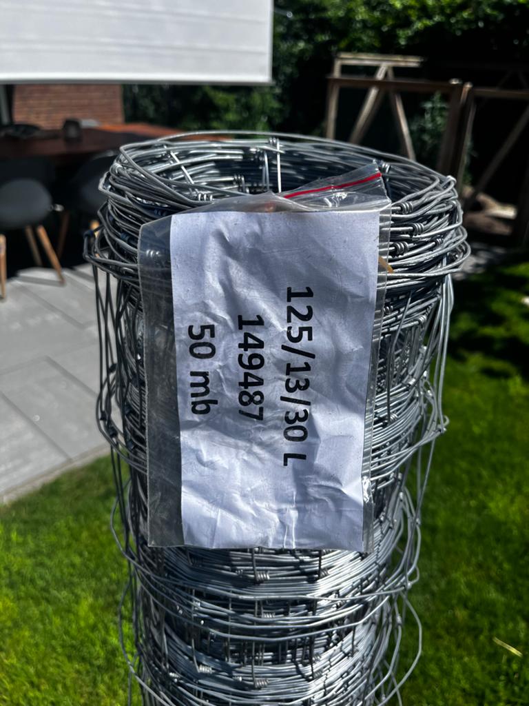 Nieuw gaashekwerk 125/13/30 L, Tuin en Terras, Gaas en Draad, Ophalen, Nieuw, 20 meter of meer, Gaas