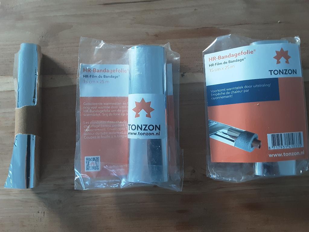 Tonzon HR bandagefolie / buisisolatie, Doe-het-zelf en Verbouw, Isolatie en Afdichting, Overige materialen, Verzenden, 12 cm of meer