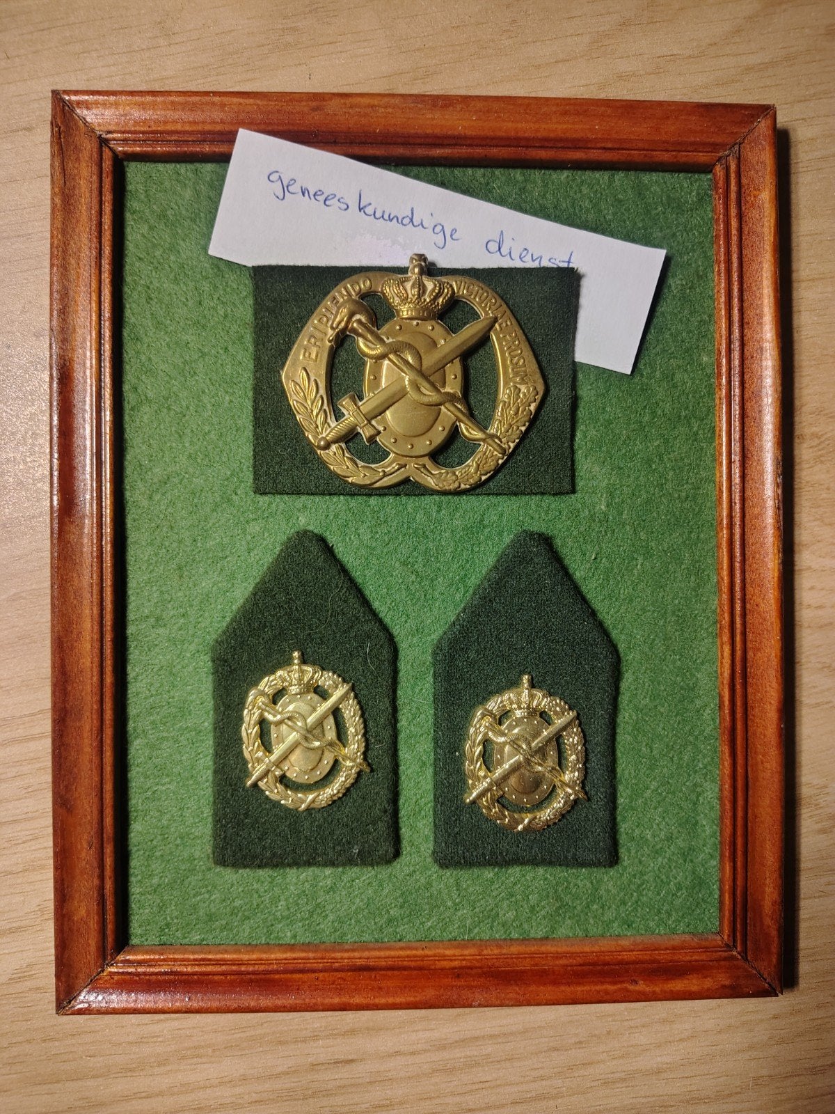 Geneeskundige Dienst, Verzamelen, Militaria | Algemeen, Ophalen of Verzenden, Landmacht, Nederland