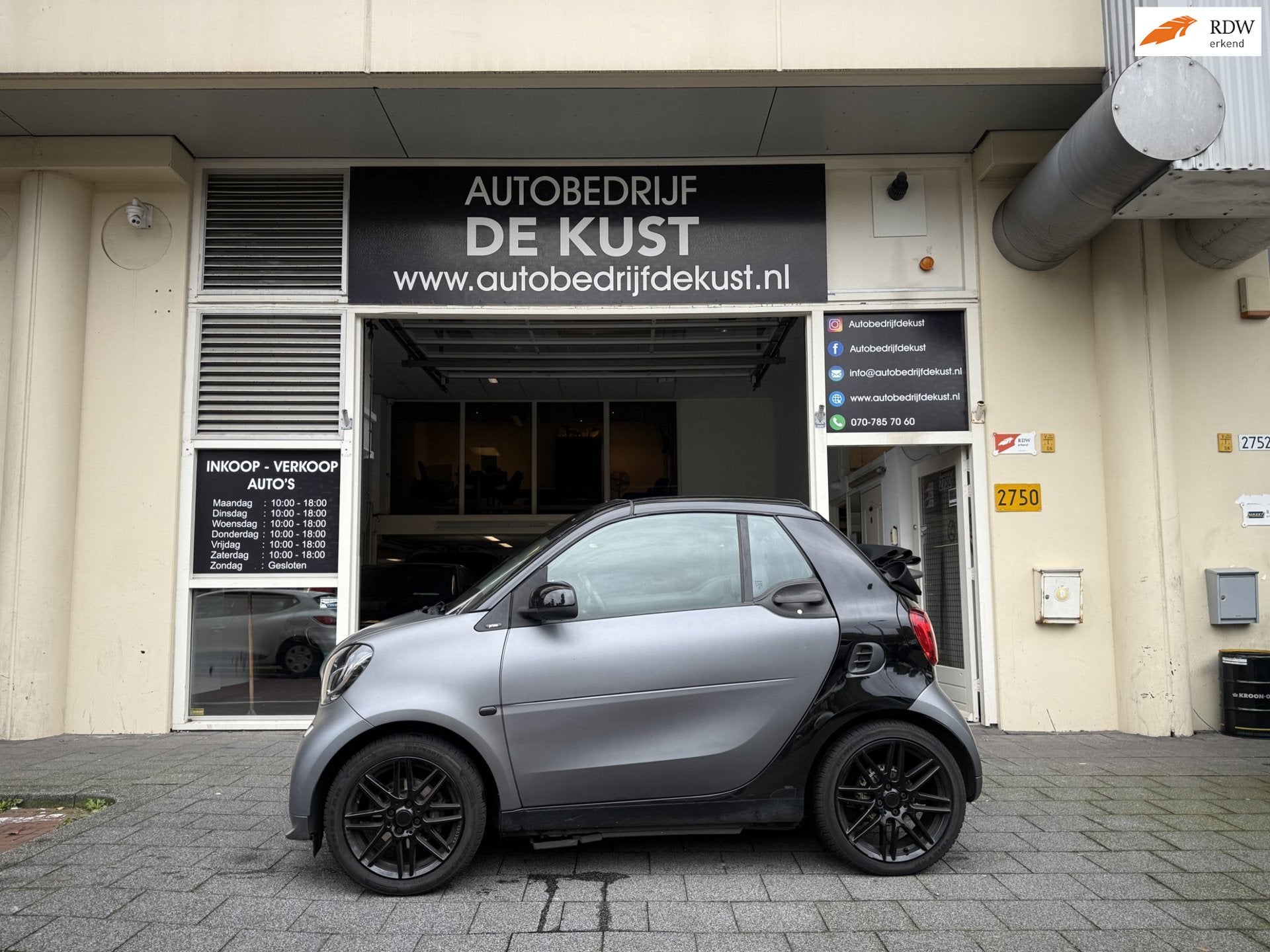 Smart Fortwo Cabrio 1.0 AUT Turbo Brabus Leder Camera, Auto's, 898 cc, Achterwielaandrijving, Gebruikt, Cabriolet