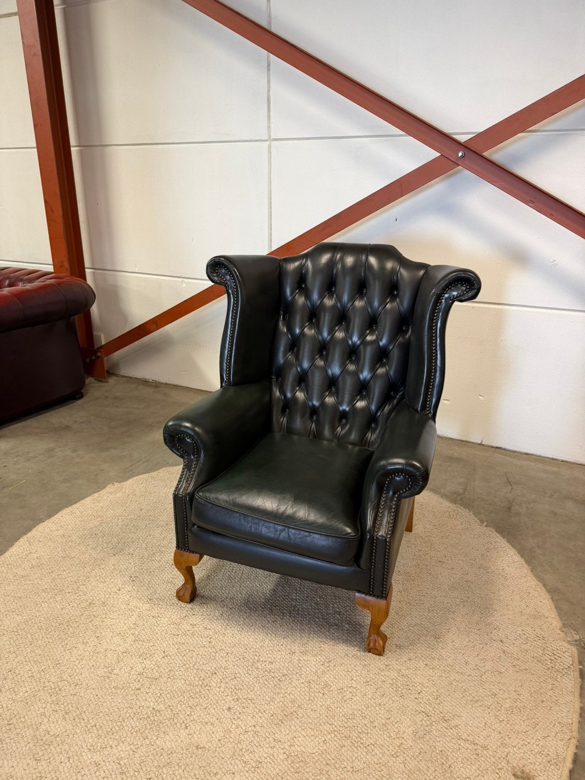 Chesterfield leren fauteuil stoel Z.G.A.N., Verzenden