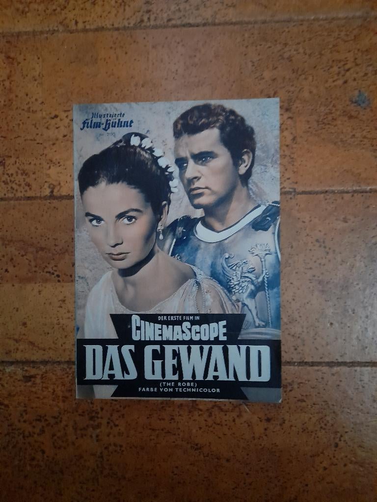 The Robe Filmprogramma Richard Burton, Ophalen of Verzenden, Zo goed als nieuw, Foto of Kaart