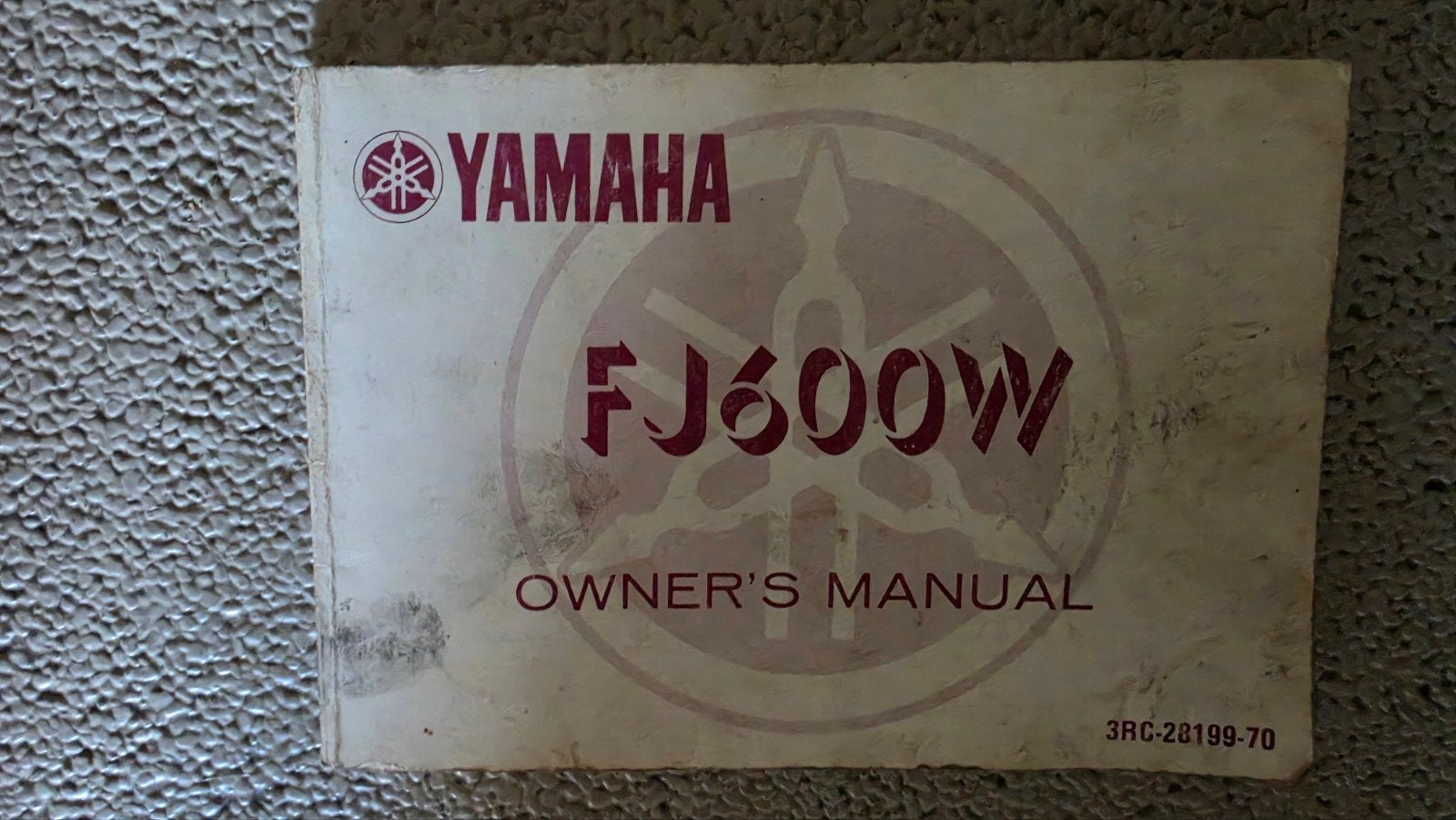 Yamaha FJ600 Owners Manual - Gebruikershandleiding, Ophalen of Verzenden, Yamaha