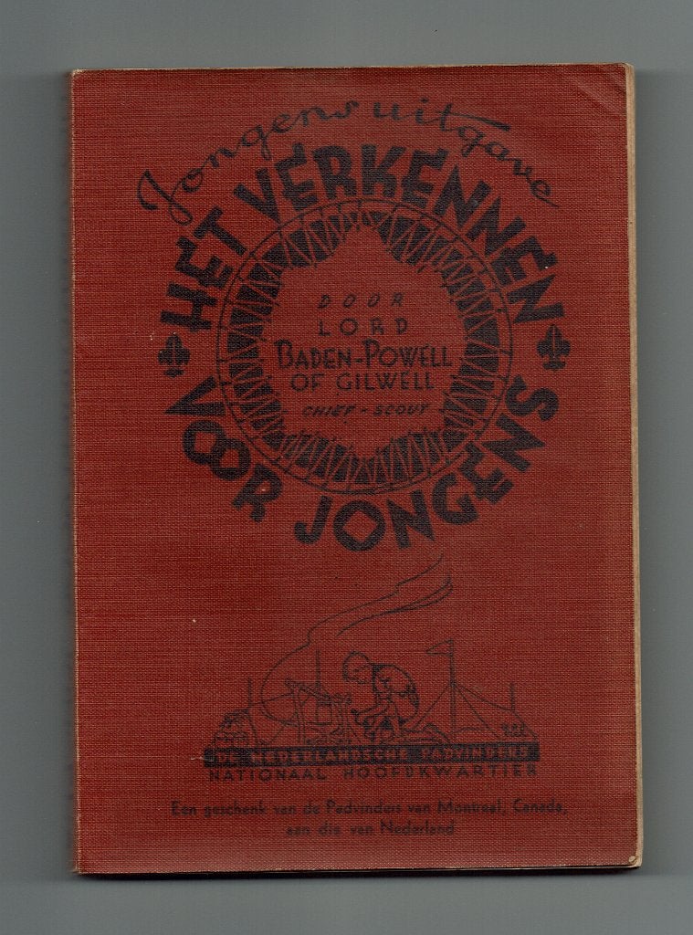 Het verkennen voor jongens door Lord Baden Powell  1944, Verzamelen, Scouting, Ophalen of Verzenden, Gebruikt, Boek of Tijdschrift