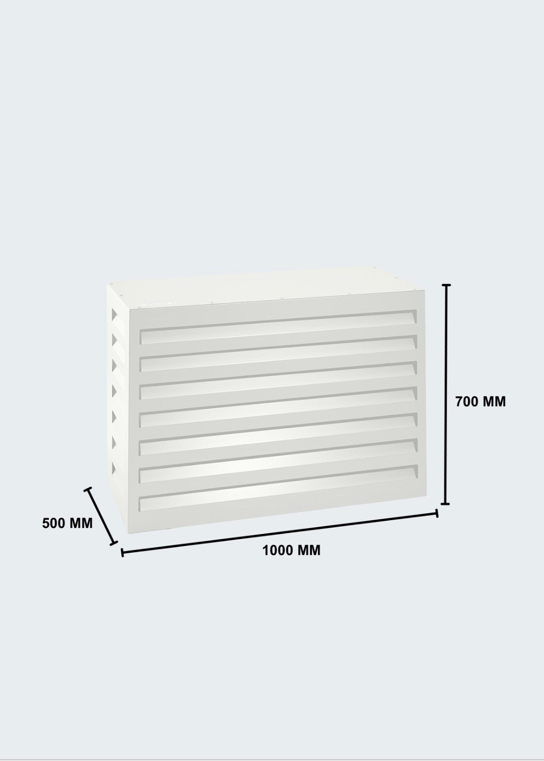 Evolar aluminium airco cover t.b.v.buitendeel wit of grijs, Ophalen, Nieuw