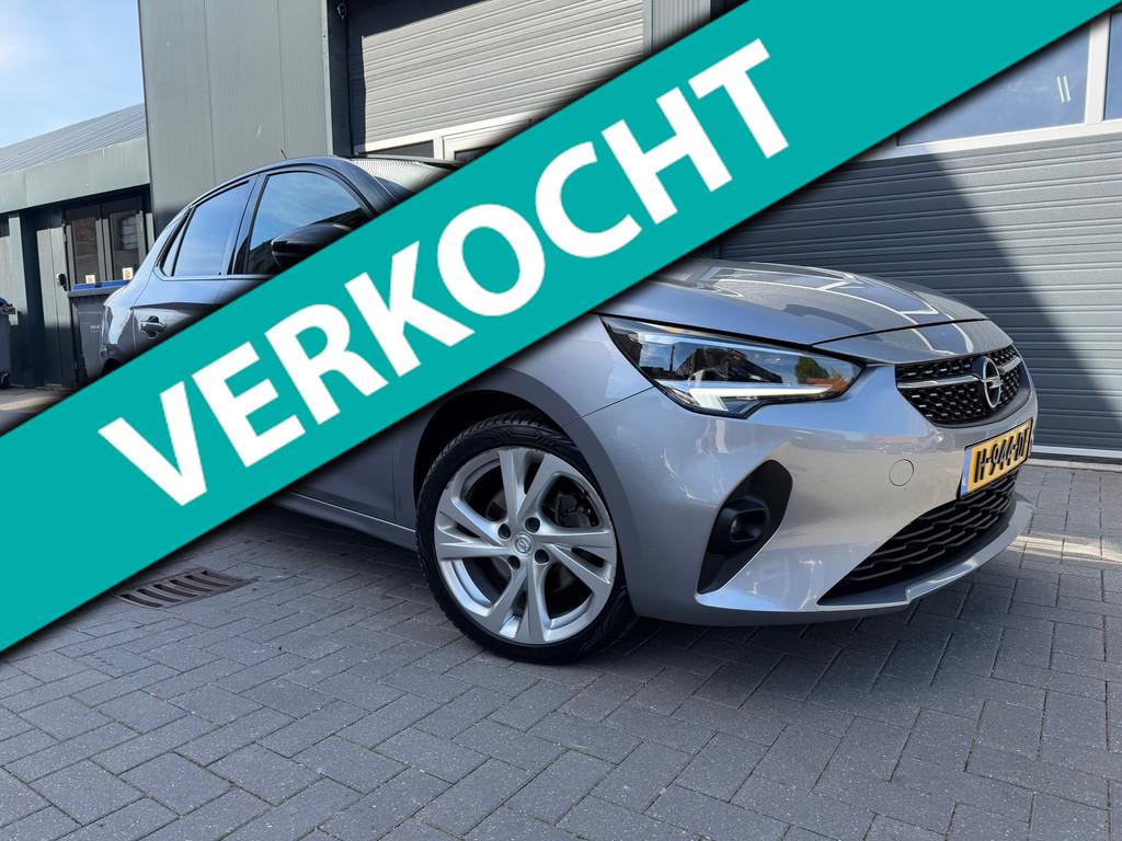 Opel Corsa 1.2 Elegance, Led, Navi, CarPlay, Auto's, Voorwielaandrijving, 101 pk, Gebruikt, Leder en Stof
