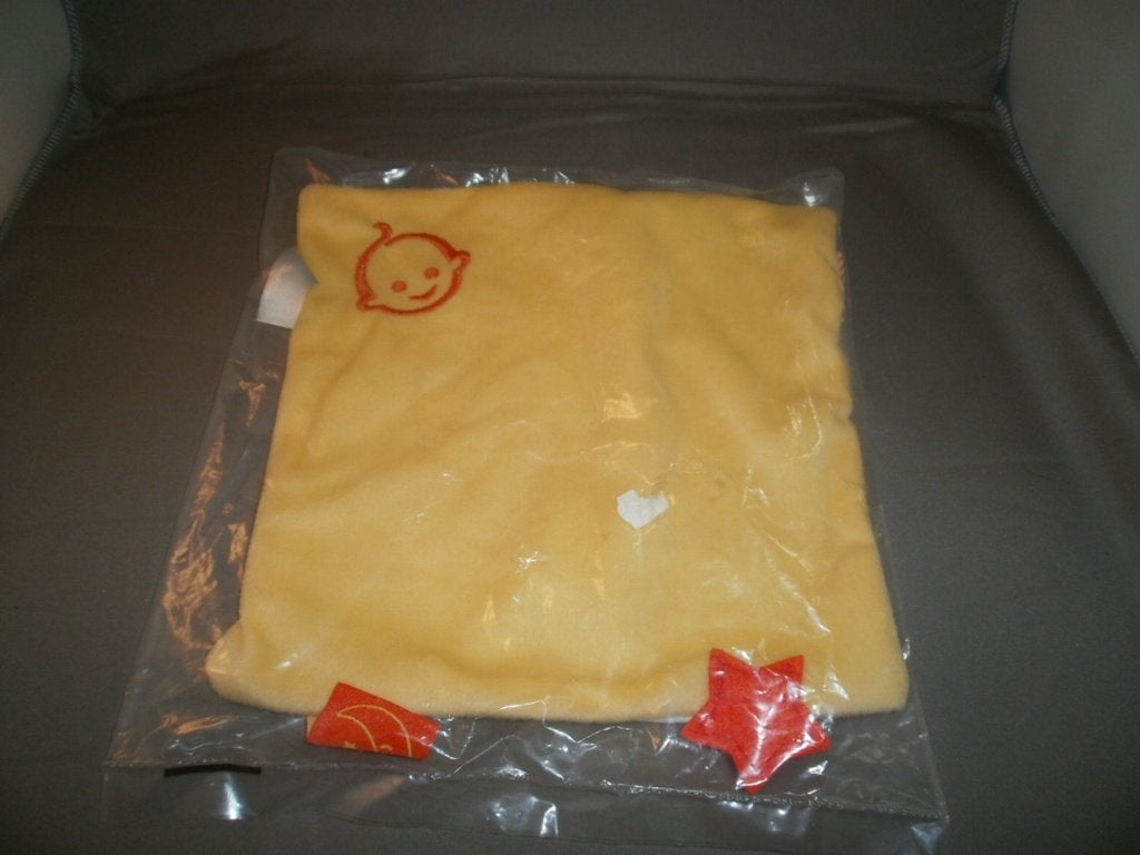 zwitsal label doekje geel velours met op achterkant kleine, Overige merken, Geel, Nieuw, Ophalen of Verzenden