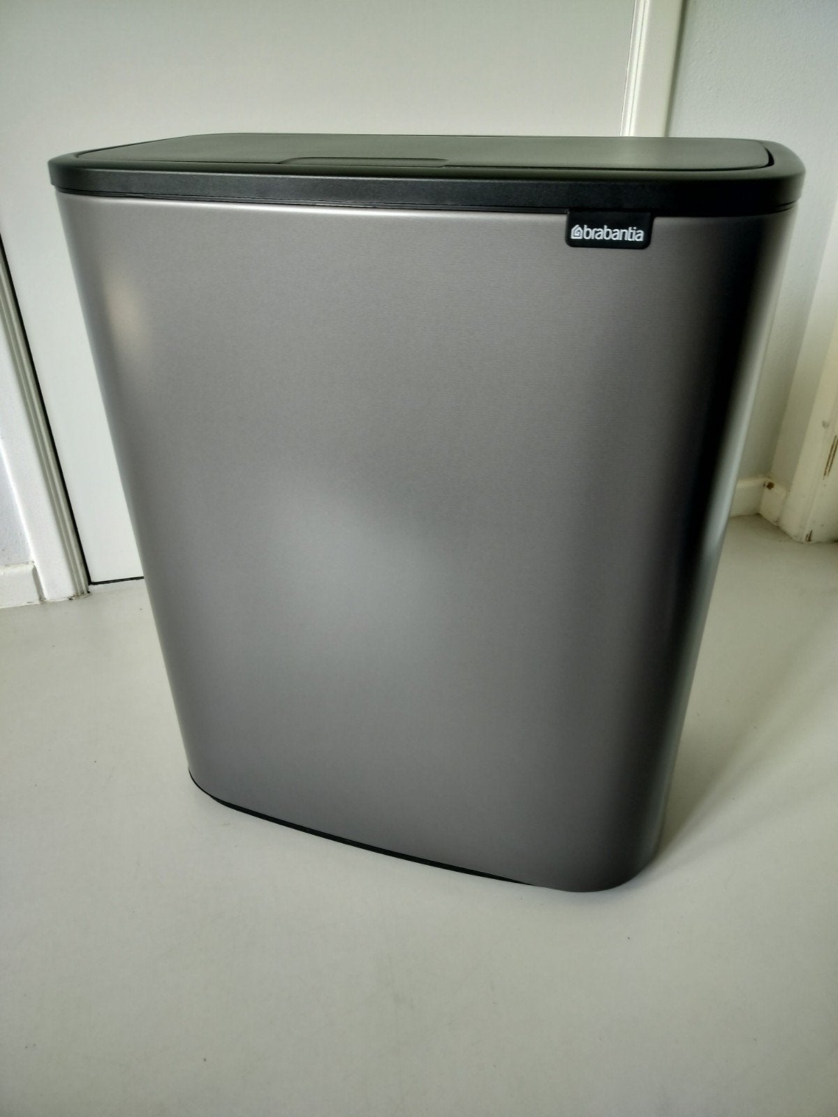 Brabantia Touch platinum 2x30 liter (NIEUW), Huis en Inrichting, Woonaccessoires | Prullenbakken, 50 – 75, Nieuw, 40 liter of meer
