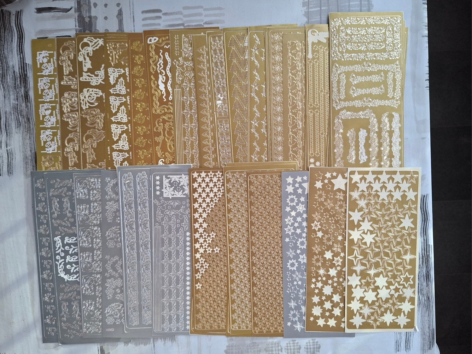 Kerst stickervellentjes., Ophalen of Verzenden, Gebruikt, Kerst, Overige typen