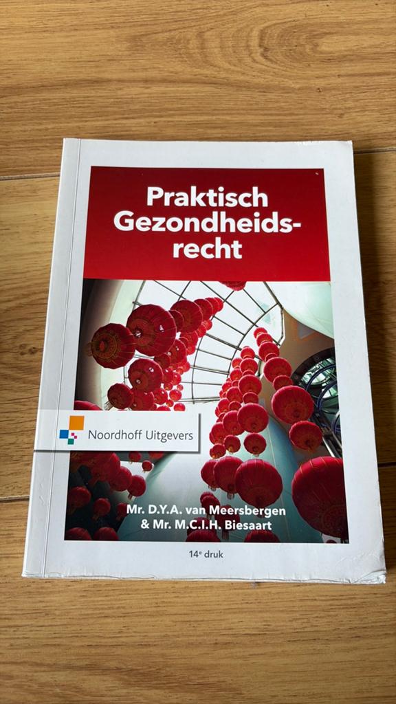 Praktisch gezondheidsrecht, 14e druk, Ophalen of Verzenden, Beta, Zo goed als nieuw, HBO