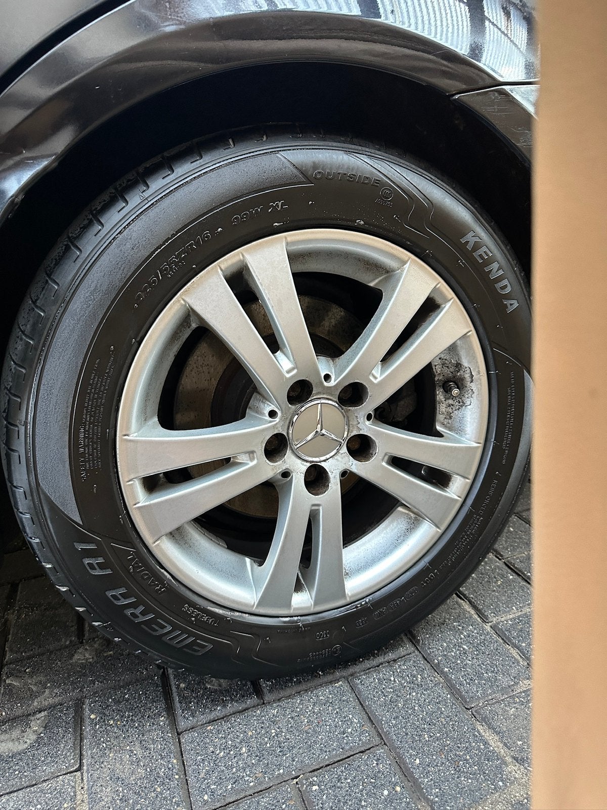 W212 velgen 225 55 16 zomerbanden, Ophalen, 16 inch, Banden en Velgen, Zomerbanden