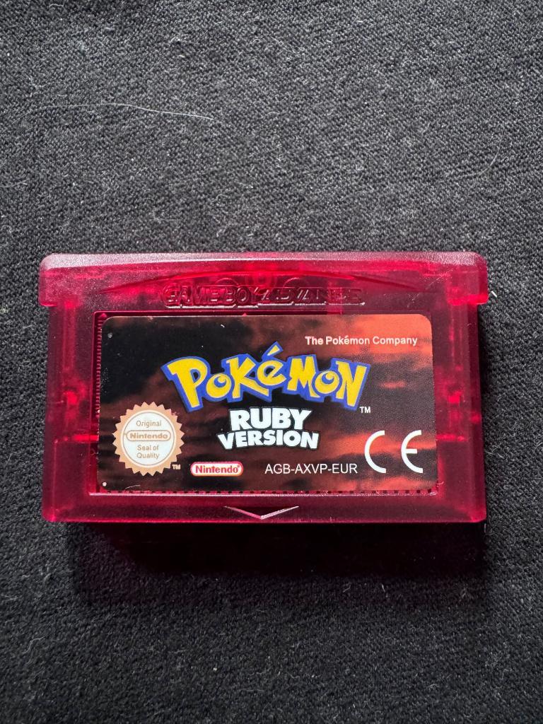 Pokemon Ruby, Spelcomputers en Games, Games | Nintendo Game Boy, Avontuur en Actie, 1 speler, Ophalen of Verzenden, Zo goed als nieuw