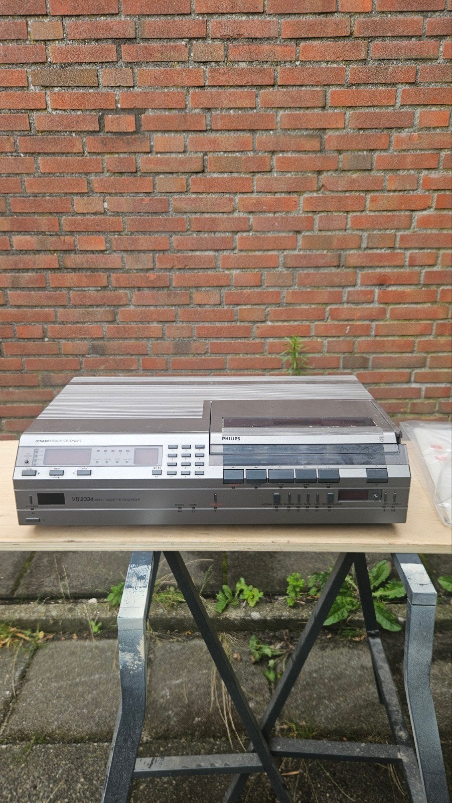 Philips VR 2334 Video Cassette Recorder - Vintage, Audio, Tv en Foto, Videospelers, Ophalen, Gebruikt, VHS-speler of -recorder