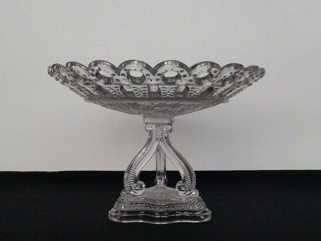 Schaal Persglas Art Nouveau Frankrijk, Antiek en Kunst, Antiek | Glas en Kristal, Ophalen of Verzenden
