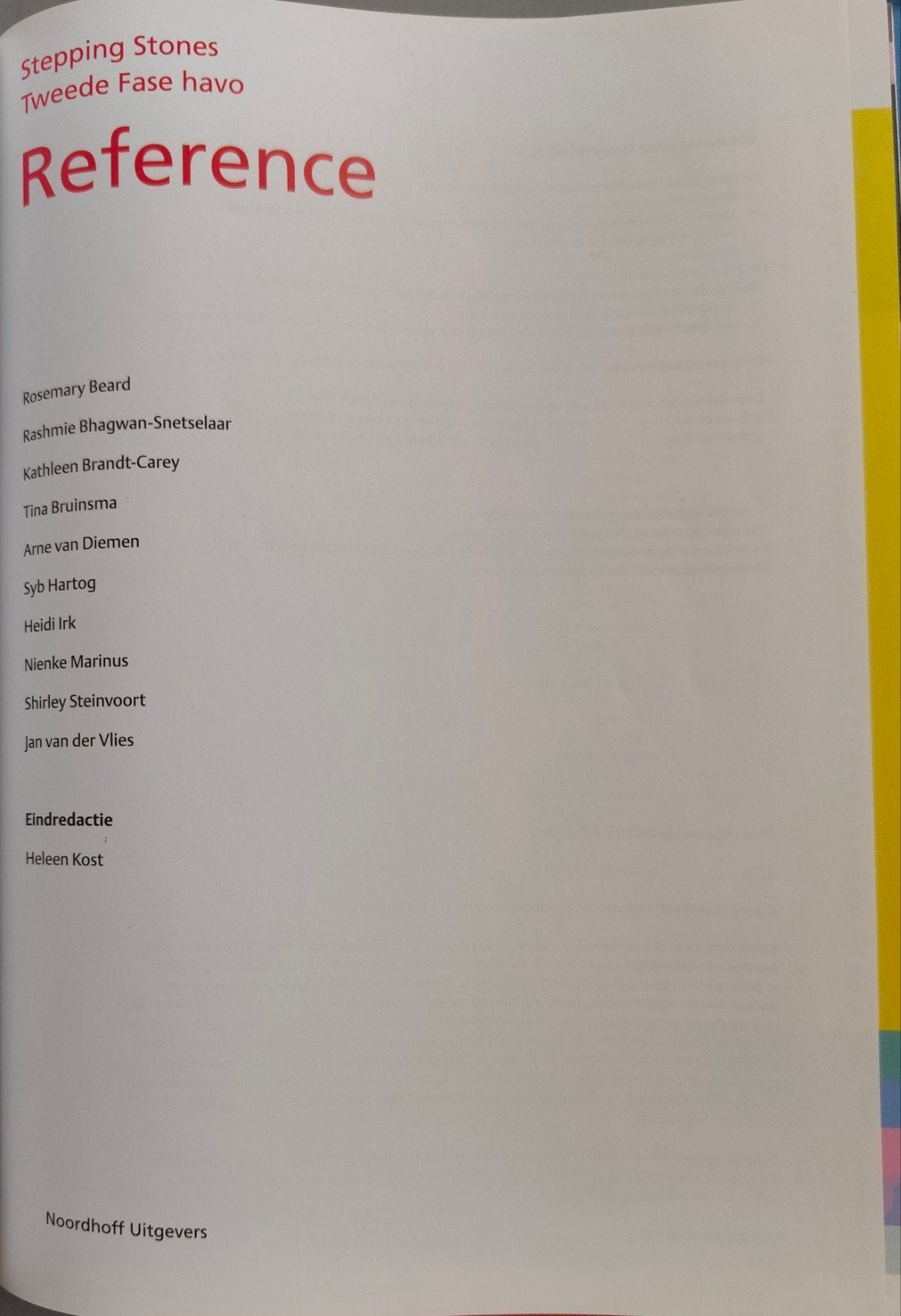 Stepping Stones Tweede Fase havo Engels, Boeken, Ophalen of Verzenden, Zo goed als nieuw, HAVO, Engels