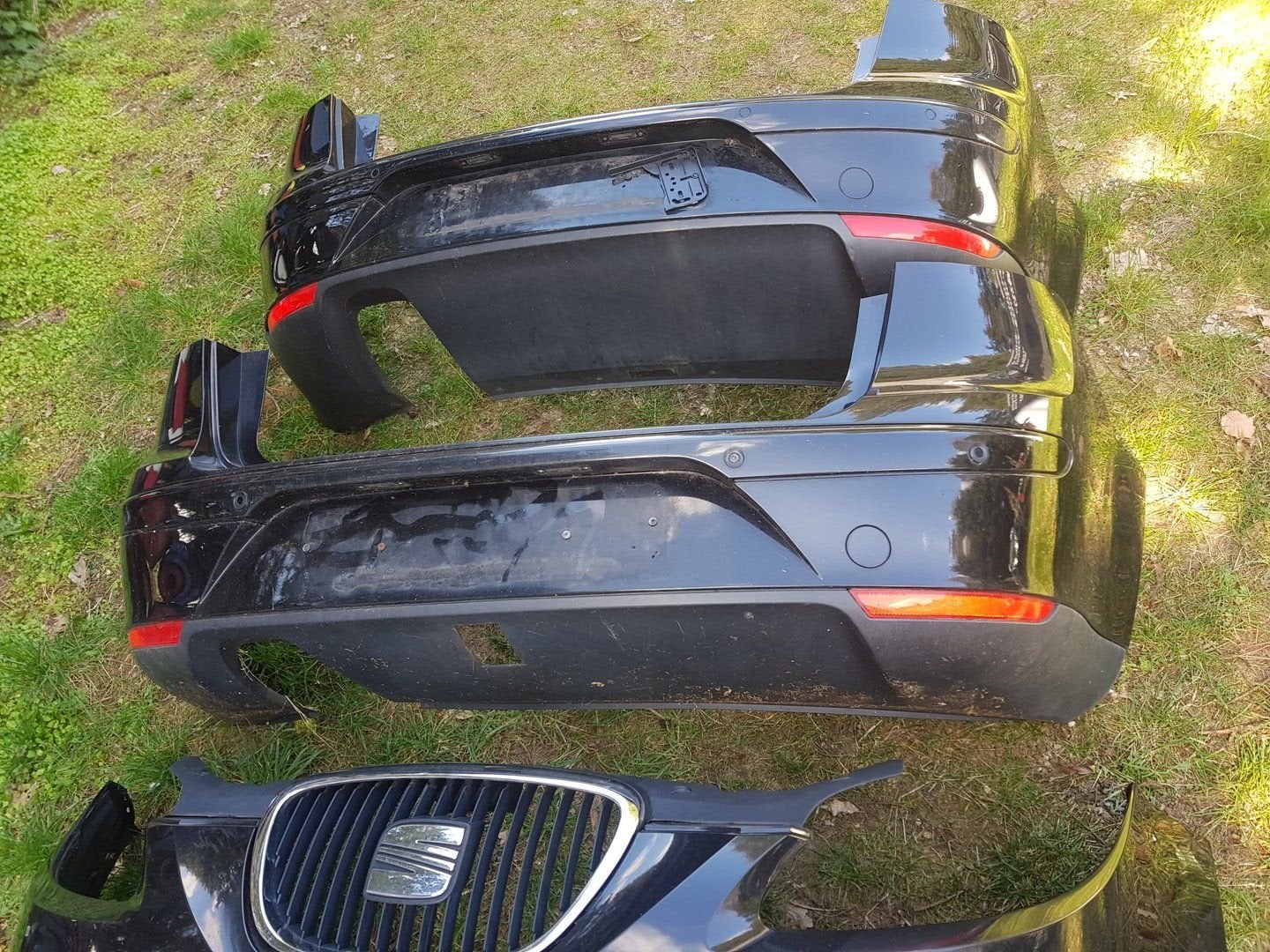 SEAT ALTEA XL  ACHTERBUMPER +PARKEERSENSOREN BJ 2010, Gebruikt, -, -, Ophalen of Verzenden