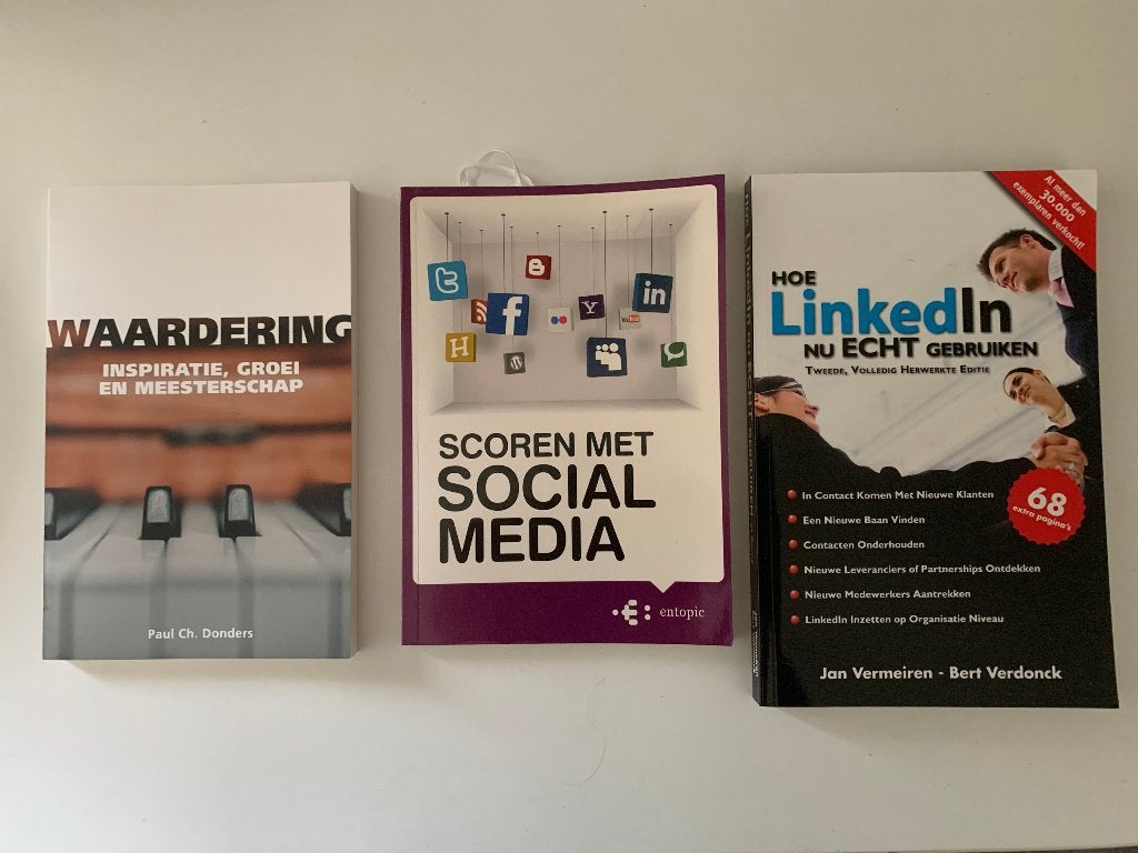 3 management boeken / social media / waardering en groei, Ophalen of Verzenden, Nieuw, Management