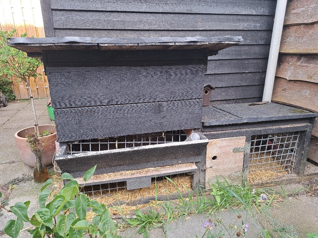 Konijnenhok, Dieren en Toebehoren, Ophalen, 90 cm of meer, Konijn, Hok