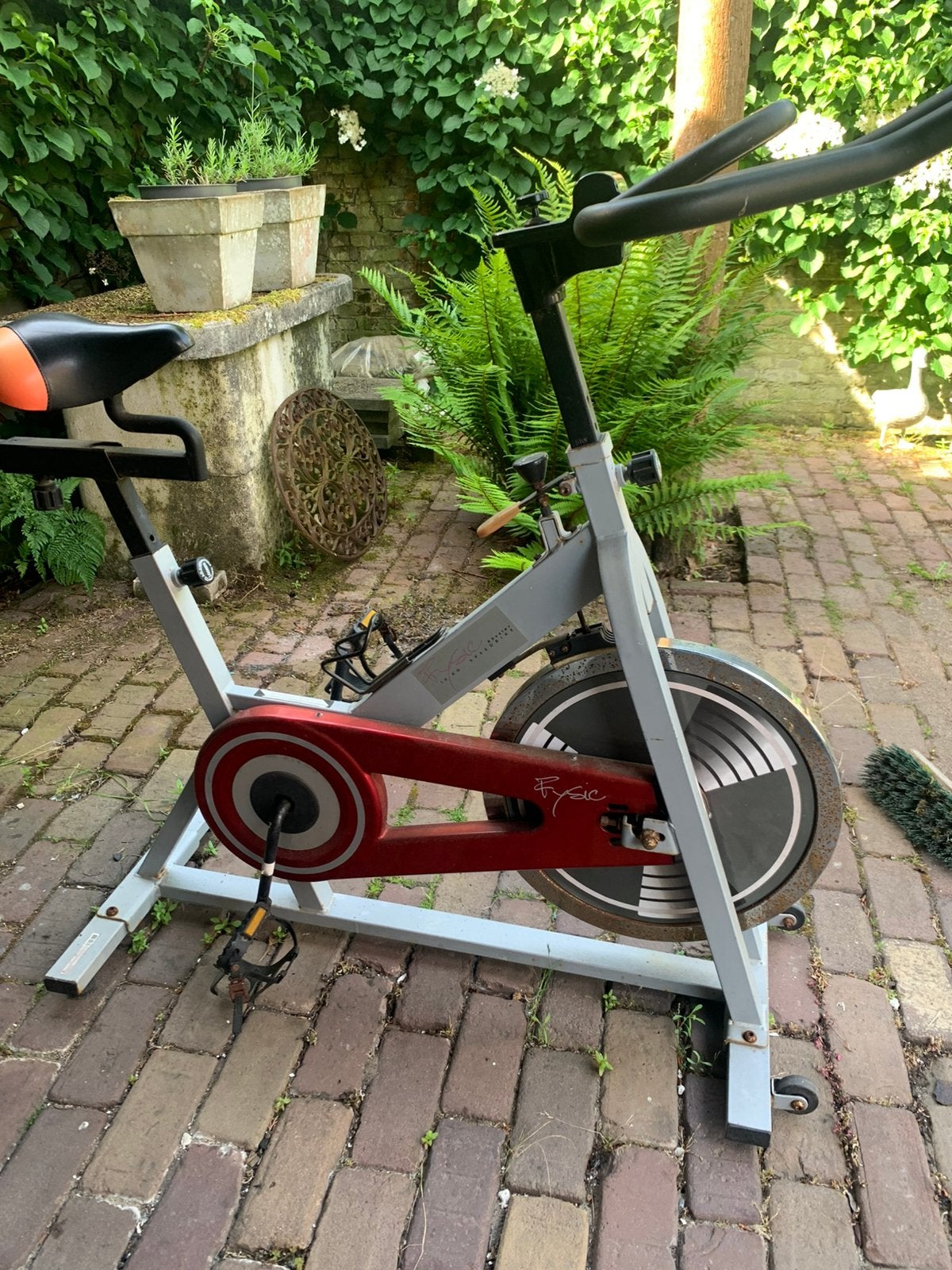 Spinning fiets, Sport en Fitness, Ophalen, Zo goed als nieuw, Spinningfiets