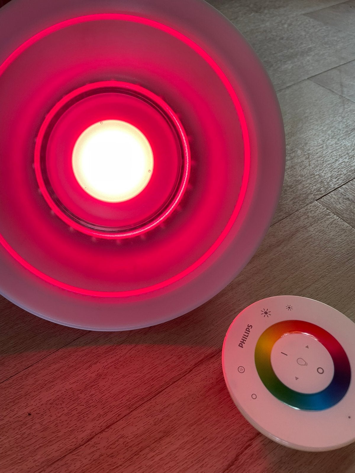 Philips LivingColors (HUE) LED lamp, Kunststof, Gebruikt, Ophalen of Verzenden, LED