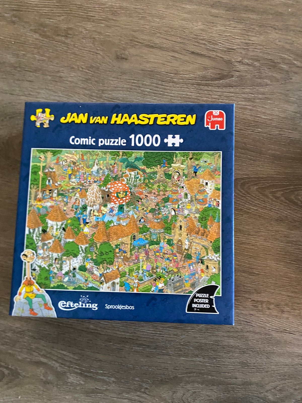 Jan van Haasteren Efteling Sprookjesbos 1000 stukjes, Ophalen of Verzenden, 500 t/m 1500 stukjes, Zo goed als nieuw