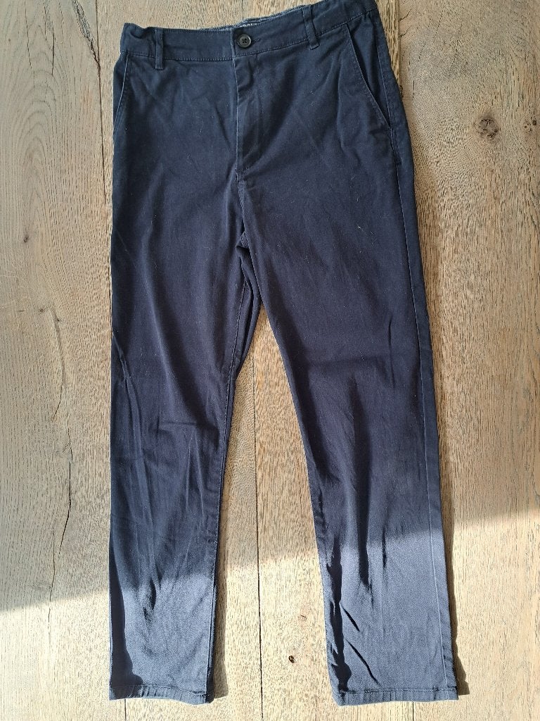 Blauwe broek 152, Broek, H&M, Ophalen of Verzenden, Zo goed als nieuw