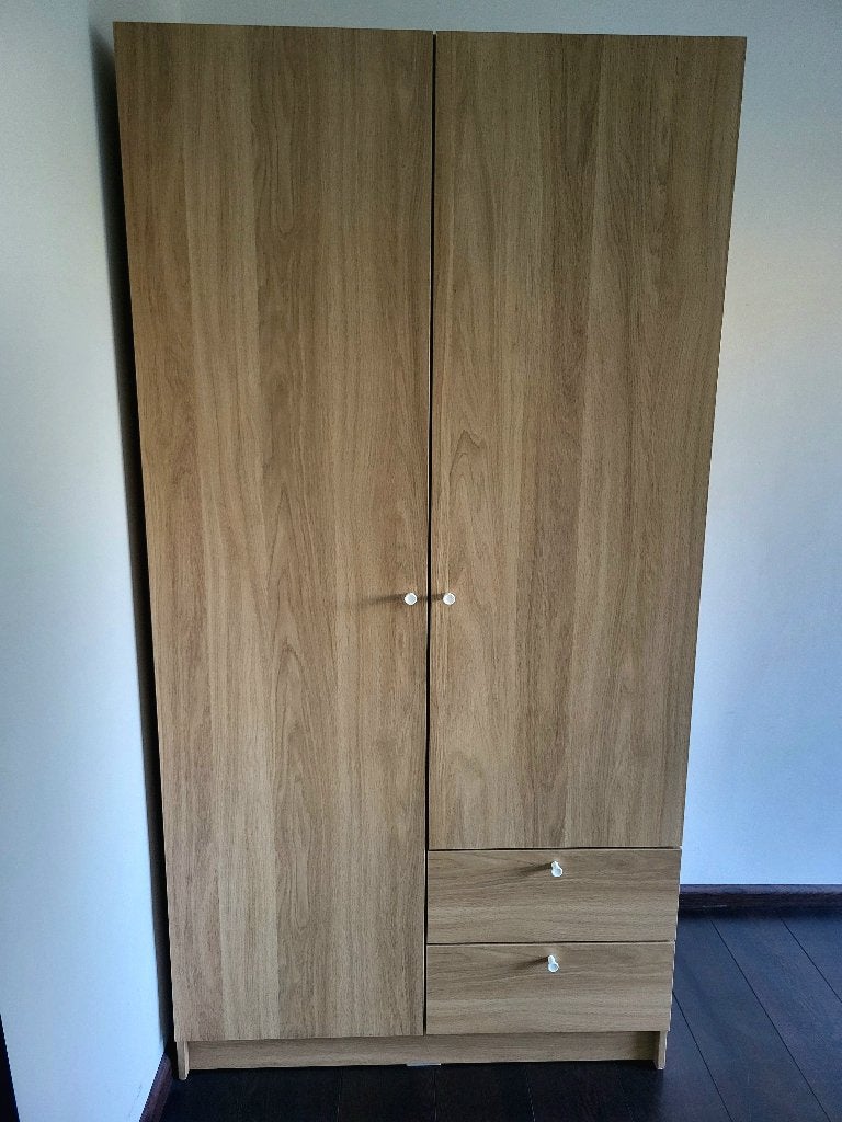 Wardrobe, Ophalen, Eikenhout, 50 tot 100 cm, Zo goed als nieuw