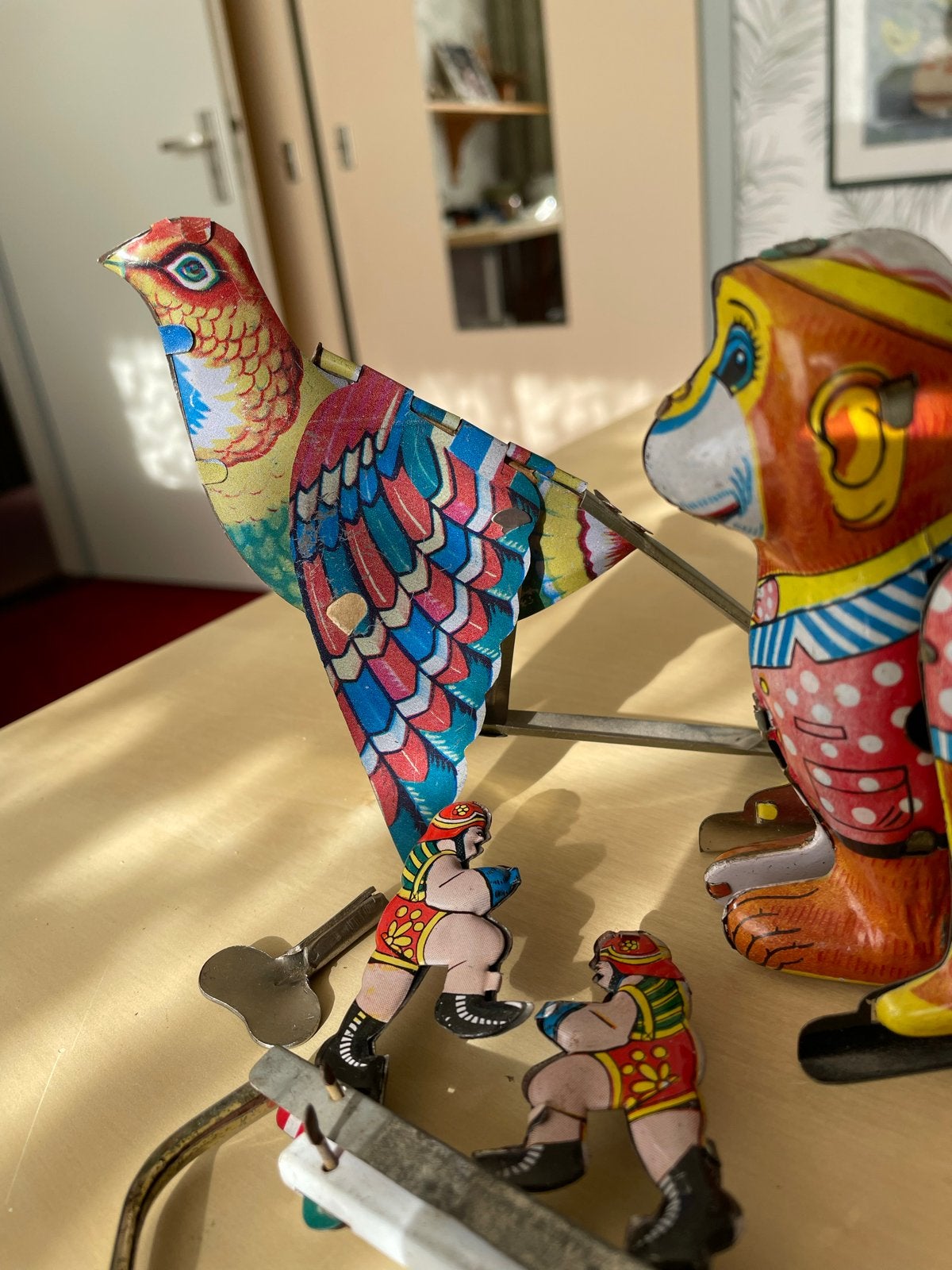 Oud blikken speelgoed - Diverse figuren, Antiek en Kunst, Ophalen of Verzenden