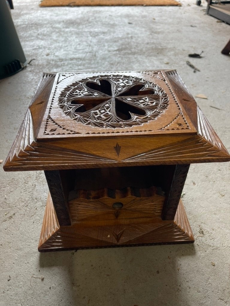 houten voetenstoof, Ophalen of Verzenden
