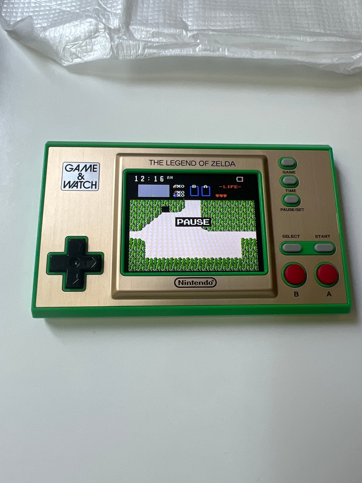 Nintendo Game & Watch: The Legend of Zelda, Ophalen of Verzenden, Zo goed als nieuw, Overige modellen, Met games
