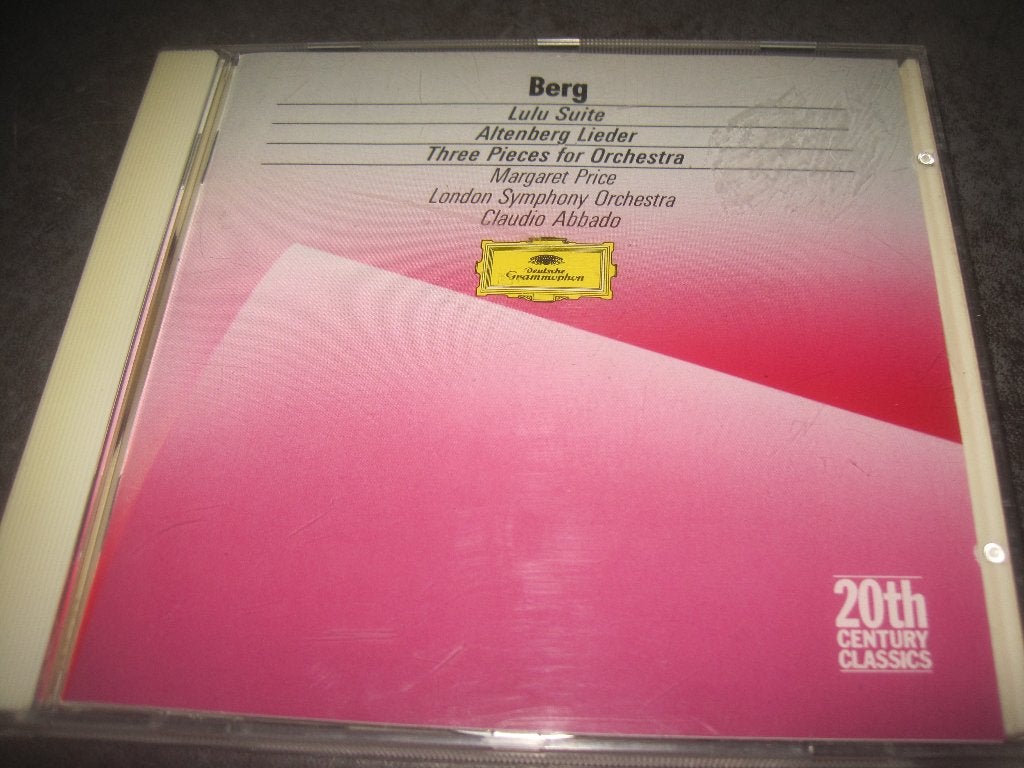 Alban Berg Lulu Three Pieces for Orchestra Abbado op DGG, Ophalen of Verzenden, Classicisme, Zo goed als nieuw, Kamermuziek