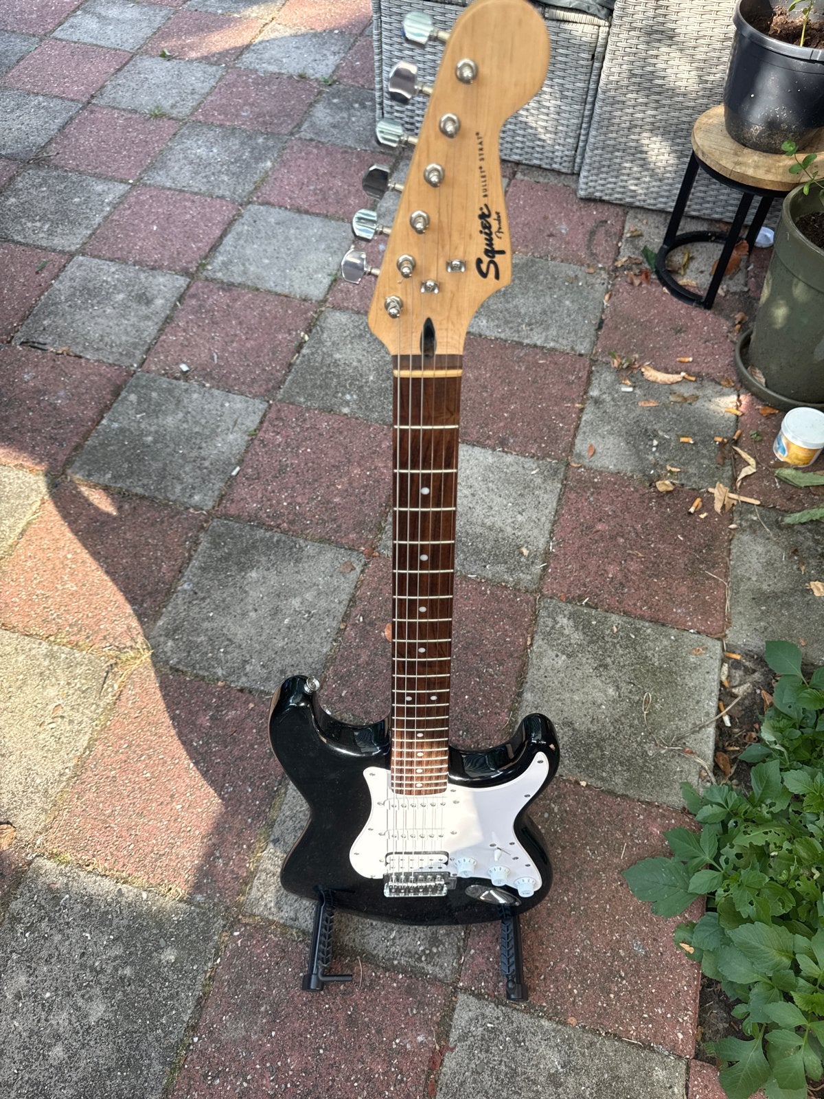 Squier Bullet Stratocaster elektrische gitaar, Ophalen, Gebruikt, Solid body, Fender