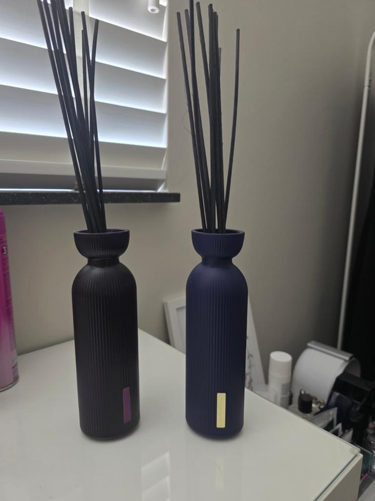 Rituals Geurflessen (Leeg) - Paars & Blauw, Ophalen of Verzenden, Gebruikt, Paars, Glas