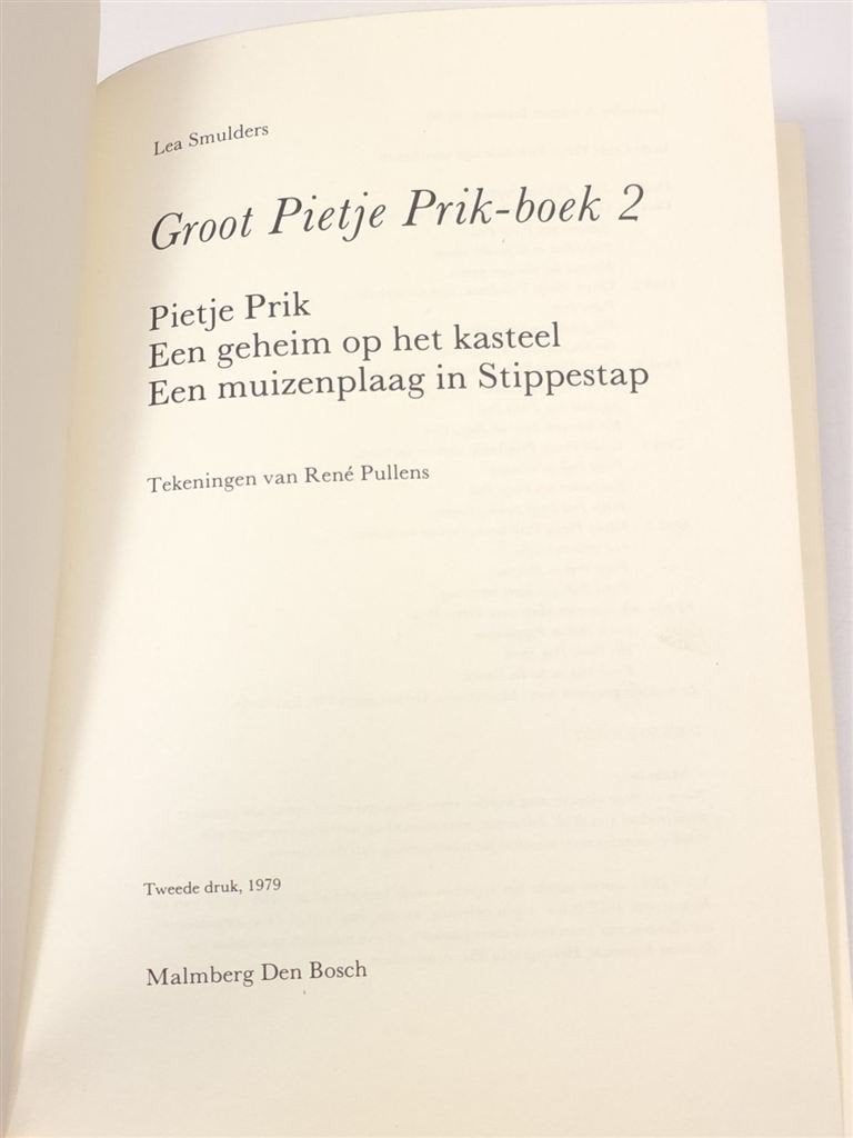 Groot Pietje Prik-boek 2 — Vintage Jeugdboek 1979, Ophalen of Verzenden, Gelezen