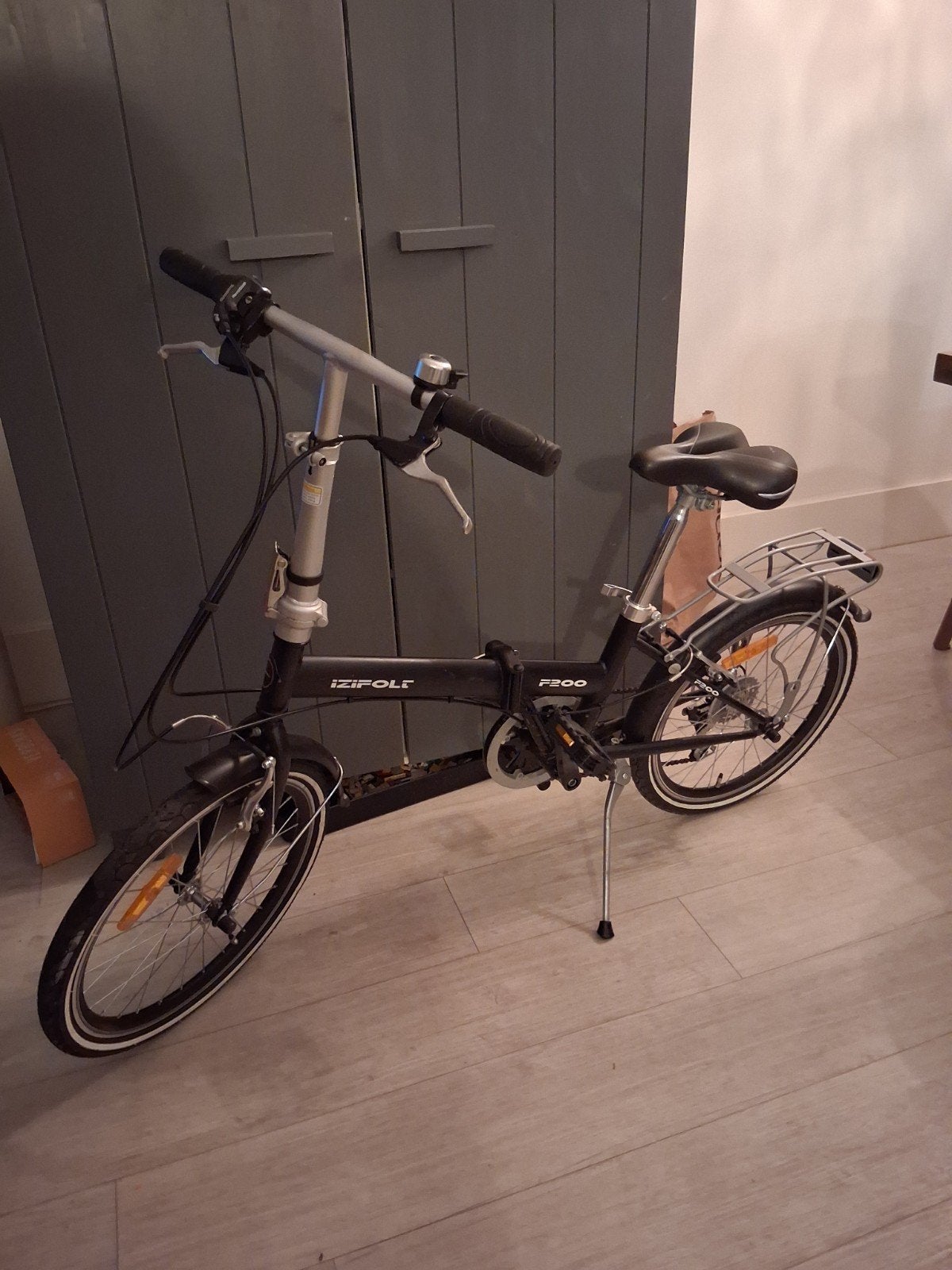 IZIFOLT F200 vouwfiets - Compact en handig, 20 inch of meer, Velgrem, Versnellingen, Zo goed als nieuw
