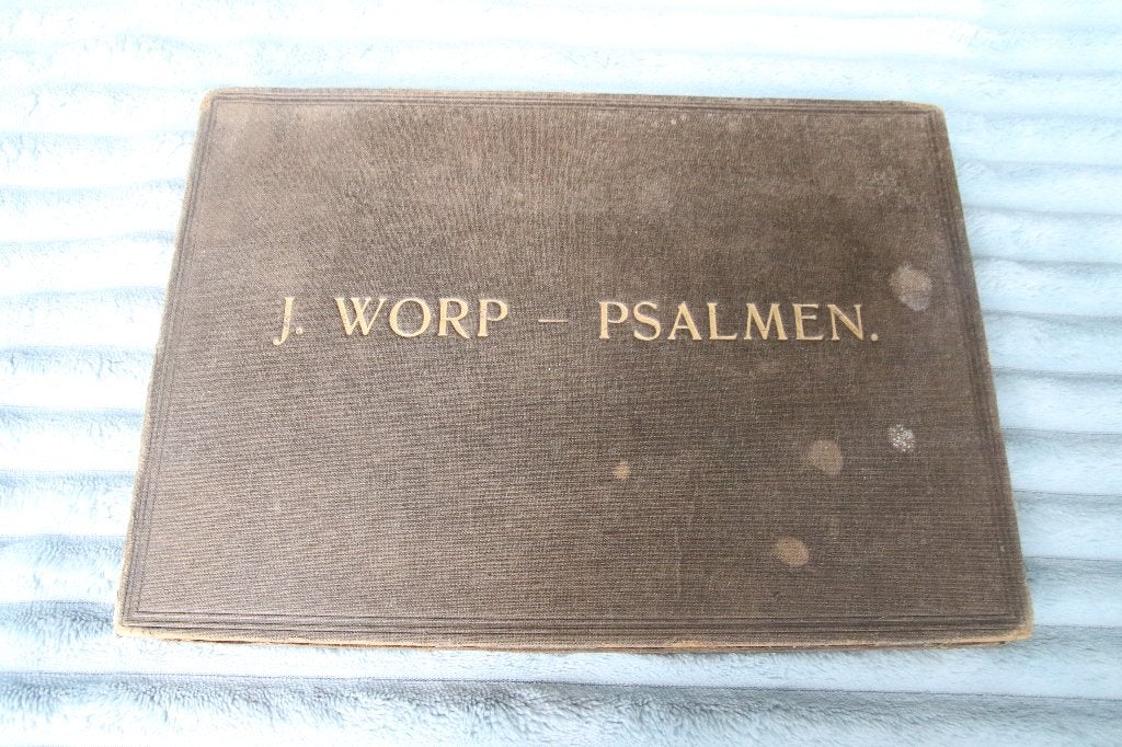 J. Worp Psalmen 1901, Ophalen of Verzenden, Gebruikt, Overige soorten, Religie en Gospel