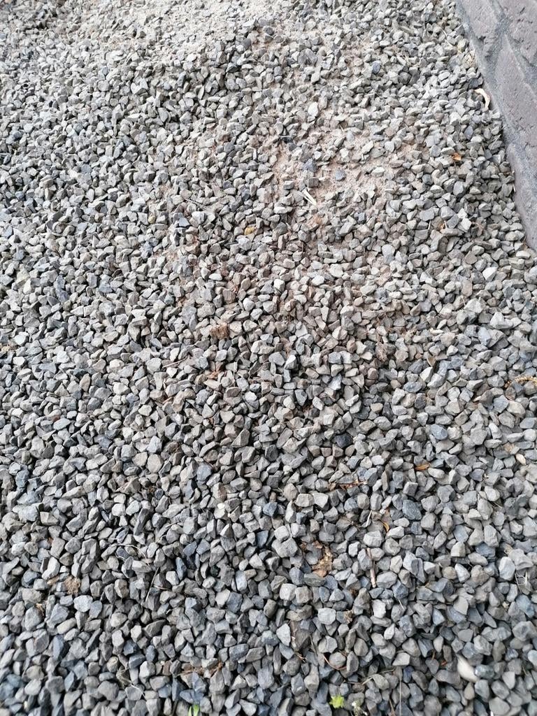 Grijs Split Grind voor Tuin en Oprit, Ophalen, Overige materialen, Gebruikt, Split