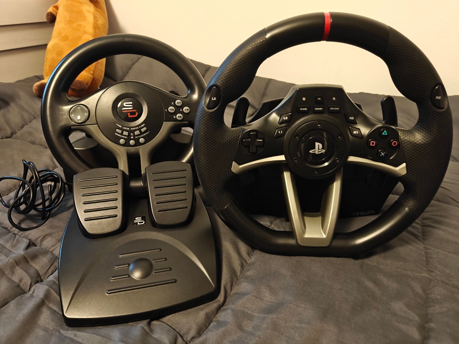 Hori PS4-052 Stuur & Superdrive SV200 Stuur, Ophalen of Verzenden, Gebruikt, Stuur of Pedalen, PlayStation 4