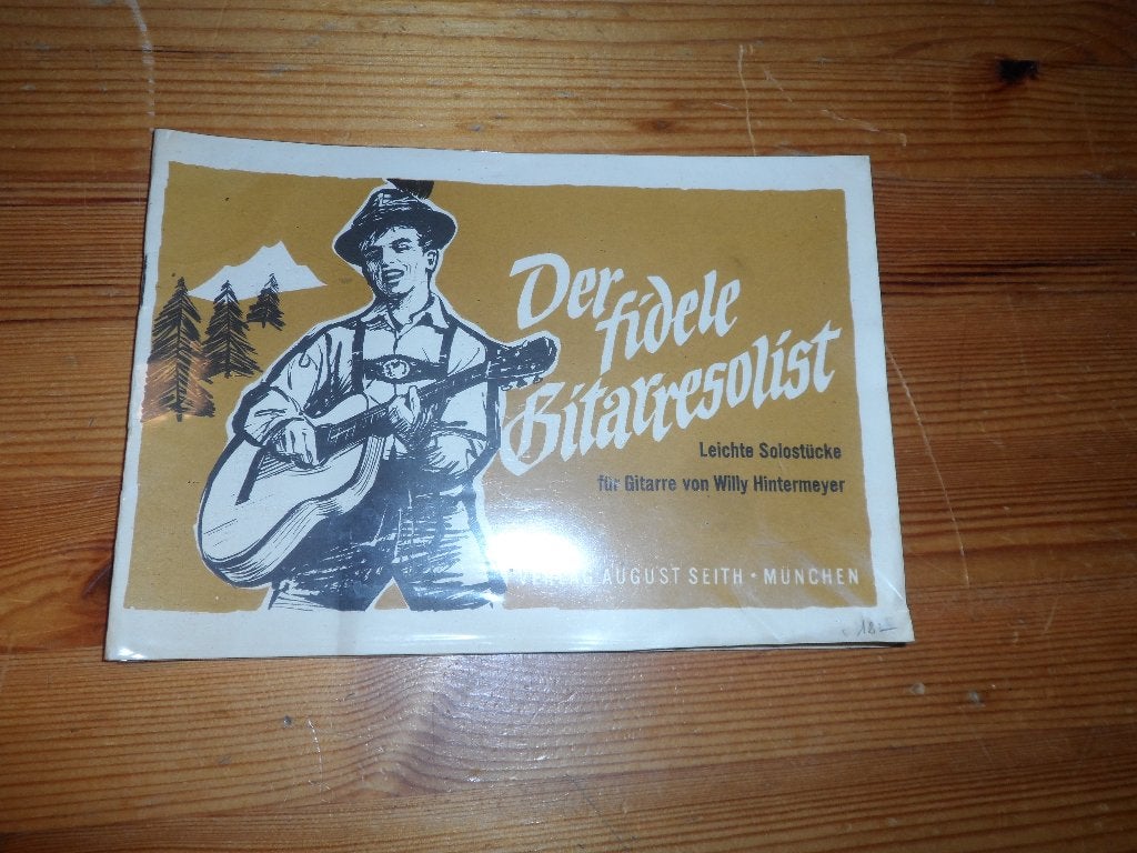 Der fidele gitarresolist - willy hintermeyer, Ophalen of Verzenden, Artiest of Componist, Populair, Gitaar