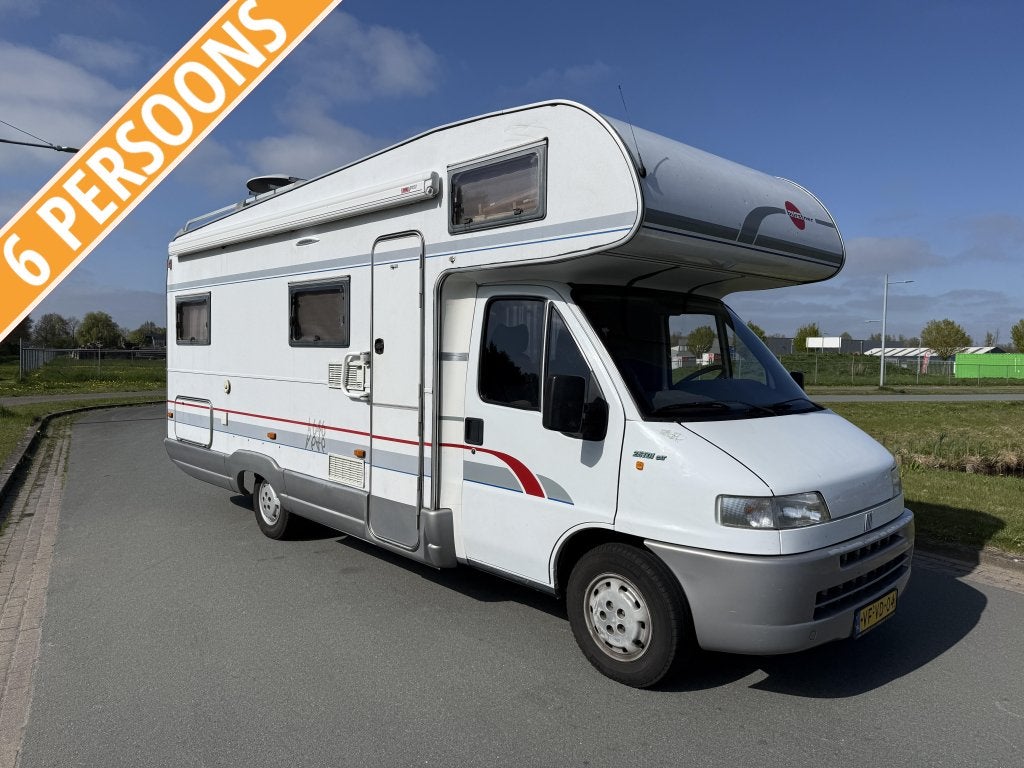 Bürstner A 646 Alkoof Fiat ideale gezinscamper, Alkoof, Koelkast, Fiat, 6 tot 7 meter