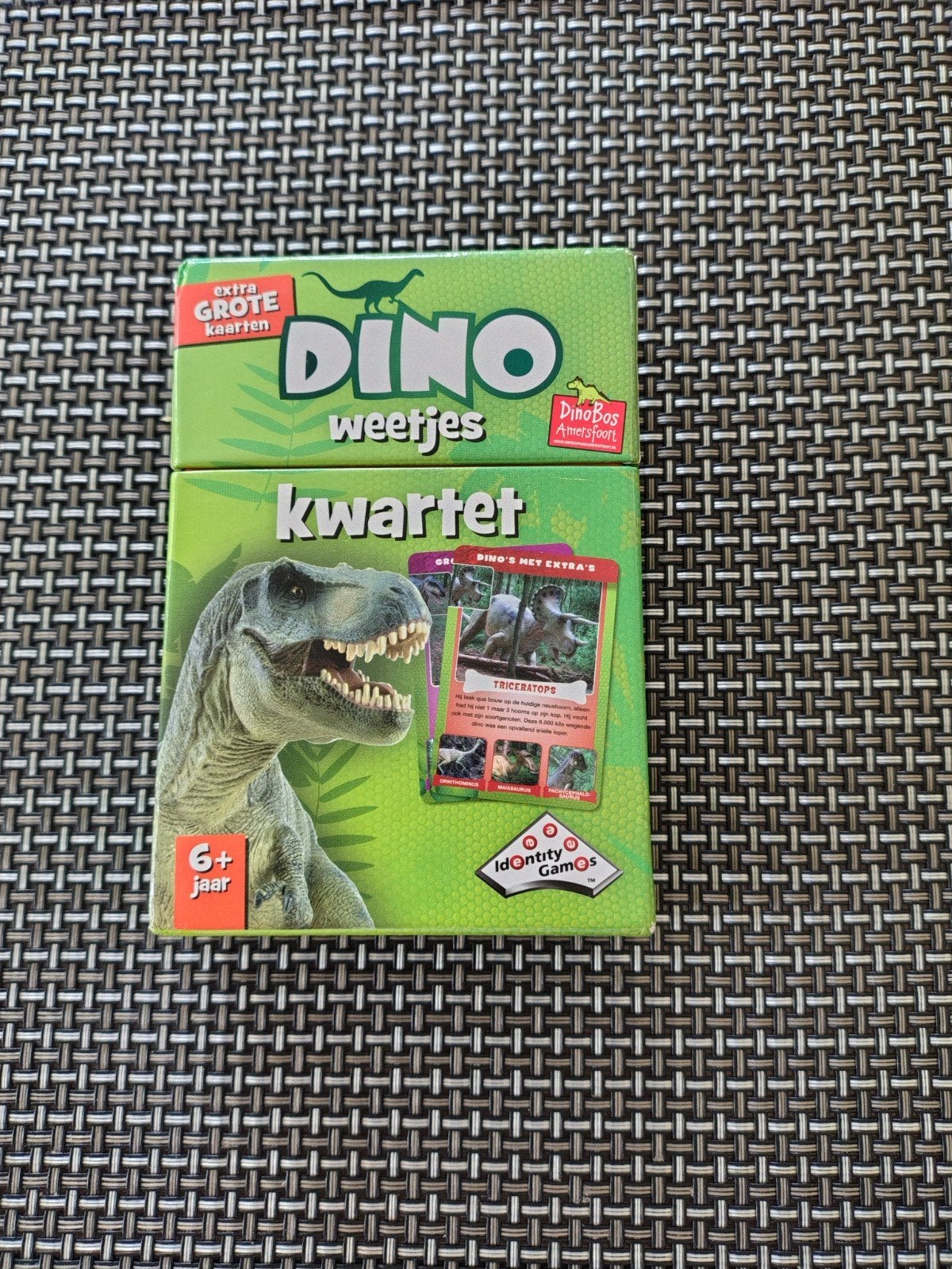 Dino kwartet, Verzamelen, Speelkaarten, Jokers en Kwartetten, Ophalen of Verzenden, Zo goed als nieuw, Kwartet(ten)