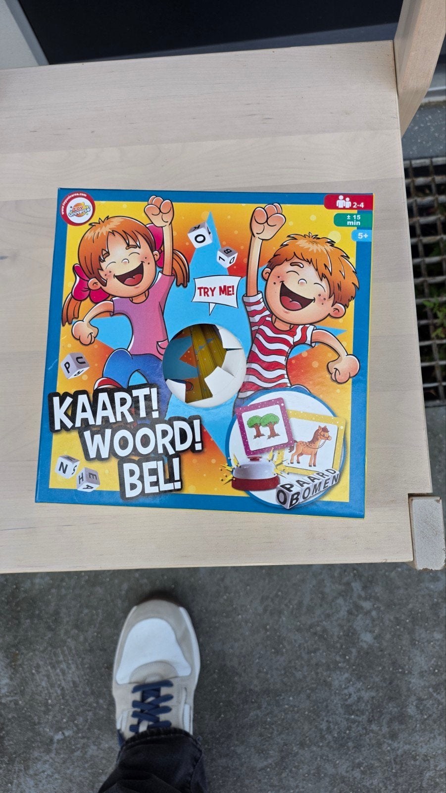 KAART! WOORD! BEL! Bordspel - Educatief en Leuk!, Een of twee spelers, Ophalen, Zo goed als nieuw, Jumbo