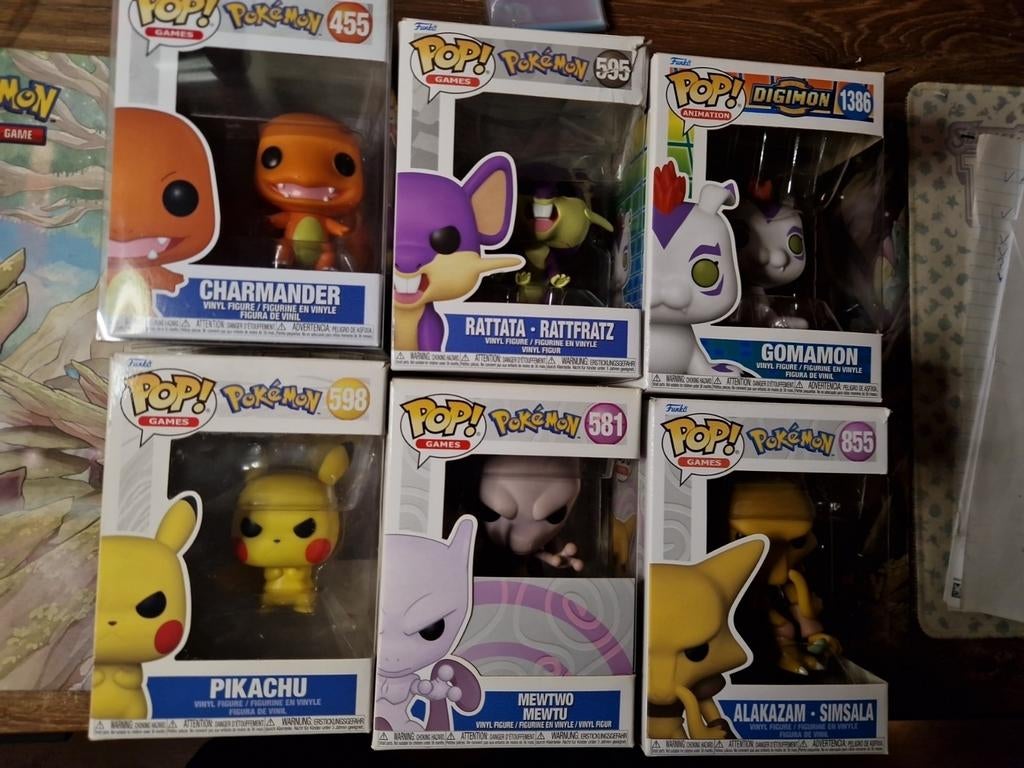 Funk Pop Pokemon Figuren en Digimon Pikachu Charmander, Ophalen of Verzenden, Pokemon, Funk pop, Pokemon