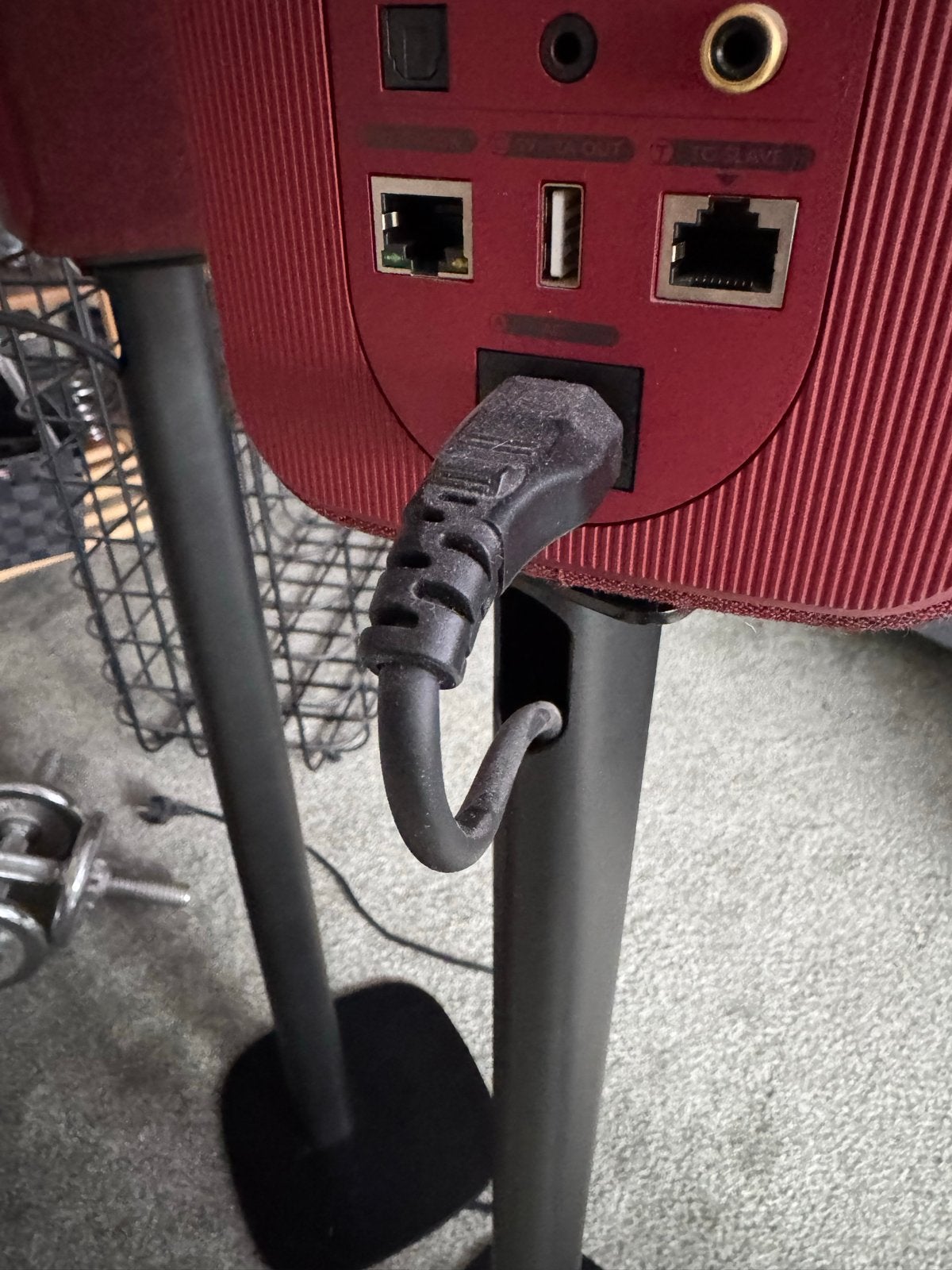 KEF LSX Draadloze Muzieksysteem - Rood (Paar), Ophalen, Zo goed als nieuw, AUX-ingang, KEF