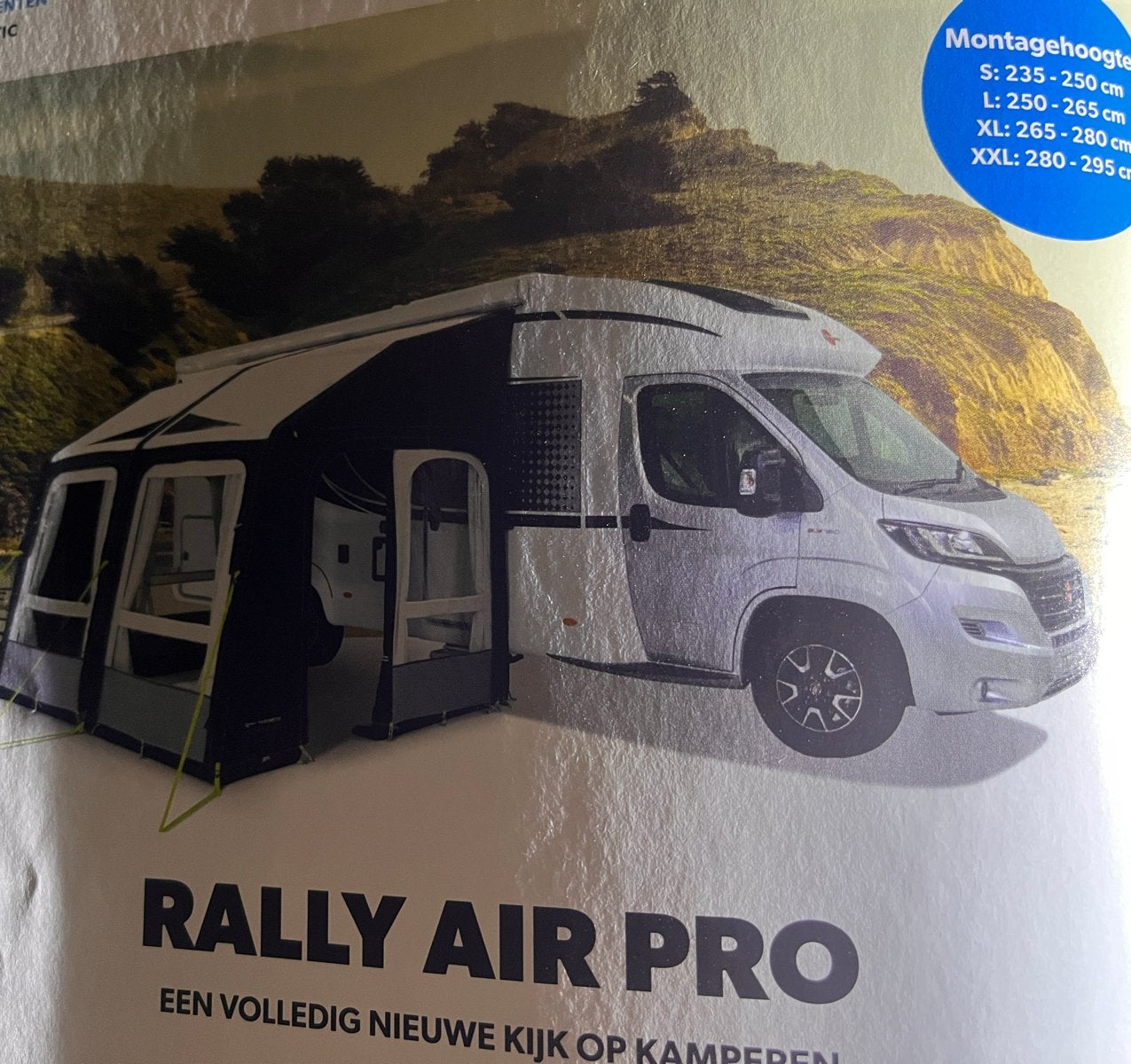 Kampa Dometic Rally Air Pro 330 XL opblaasbare voortent, Caravans en Kamperen, Ophalen, Zo goed als nieuw, Polyester, Kampa Dometic