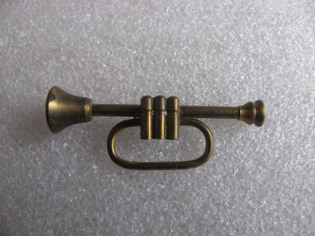 Miniatuur Trompet van Koper / Messing - 5.5 cm, Verzenden