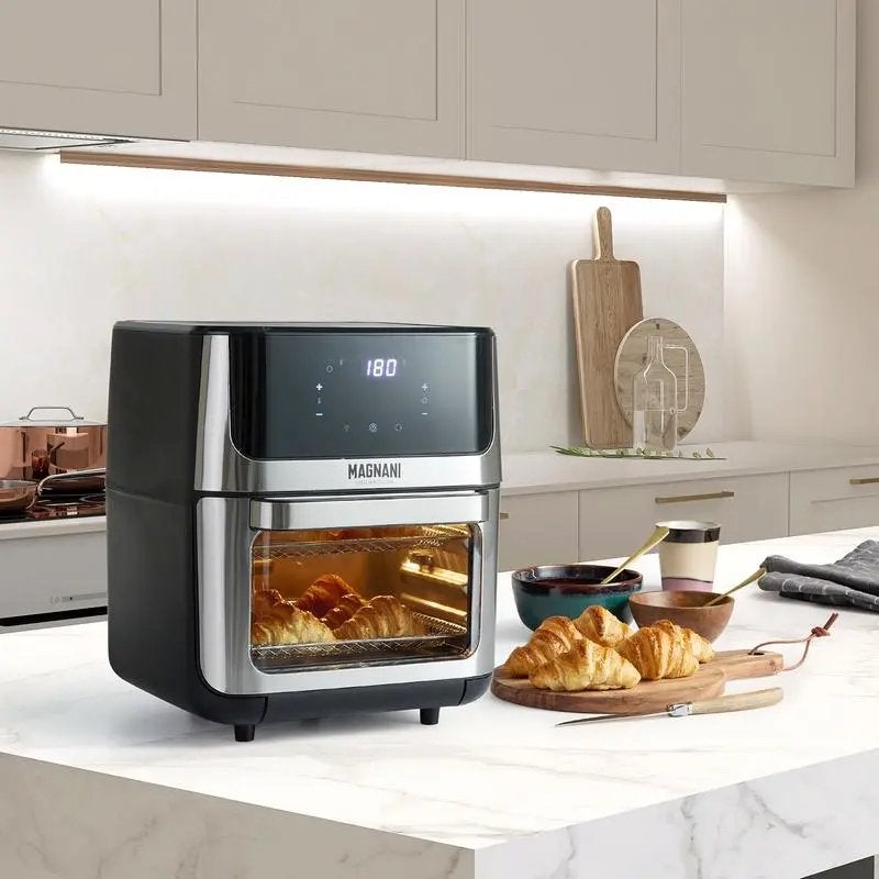 Magnani Airfryer Oven - 12L - Heteluchtfriteuse Nieuw, Ophalen of Verzenden, Nieuw, Airfryer XXL, 1500 gram of meer