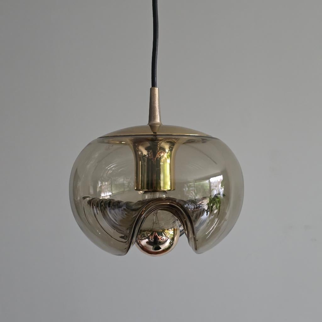 Vintage Space Age hanglamp – Peill & Putzler Wave / Futura, Ophalen of Verzenden