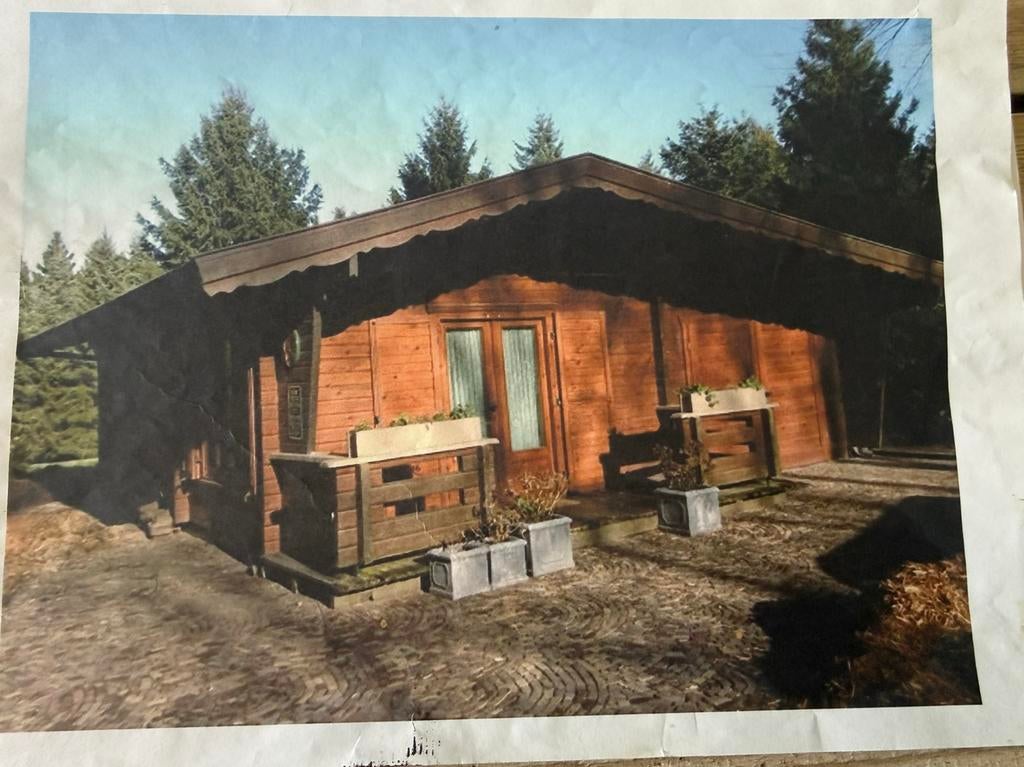 Grote blokhut (chalet ) 8 x 7 m1., Tuin en Terras, Tuinhuizen, Ophalen, 250 tot 500 cm, Blokhut, 3 ramen of meer
