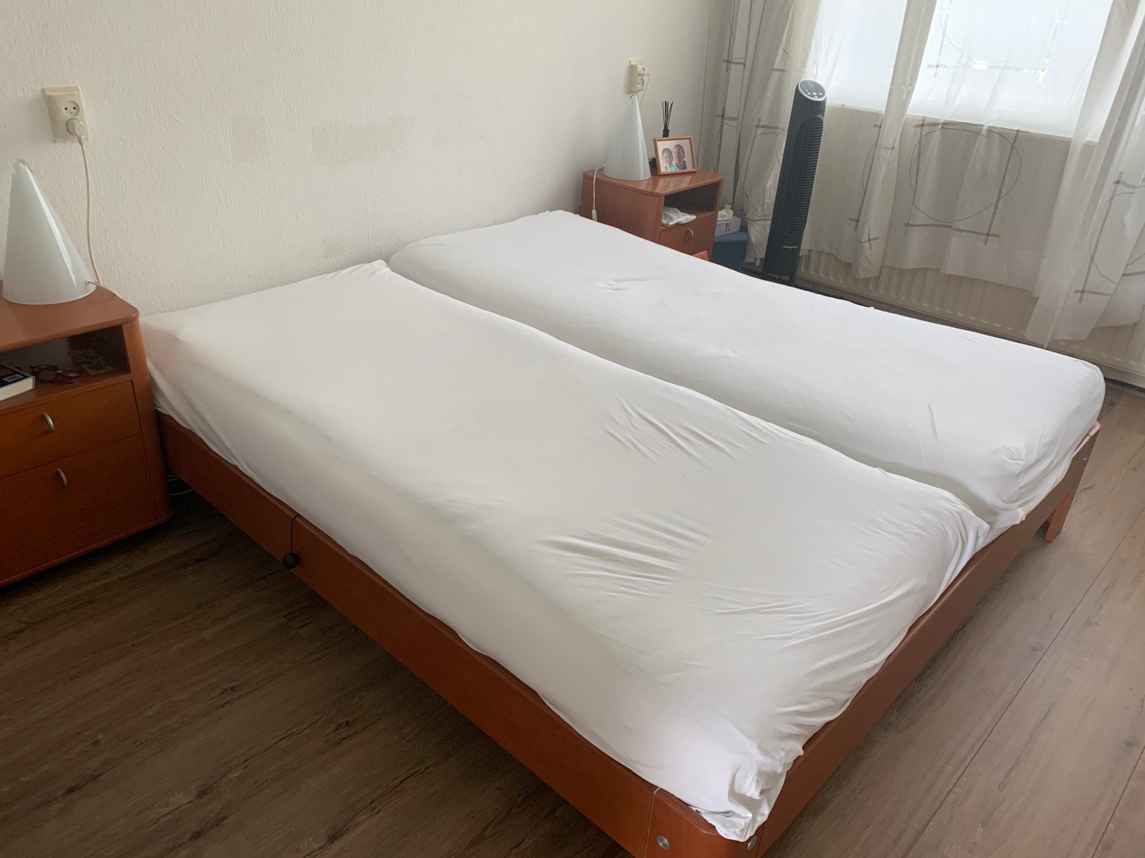 Auping Auronde tweepersoons bed, Ophalen, Gebruikt, Tweepersoons, 180 cm